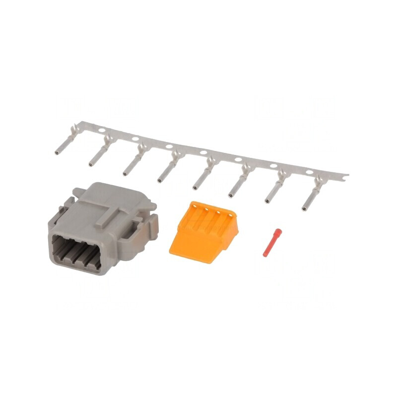 Conector DTM 8 Pini Mamă Crimpat pe Cablu | Electronic-mag.ro | Componente Electronice