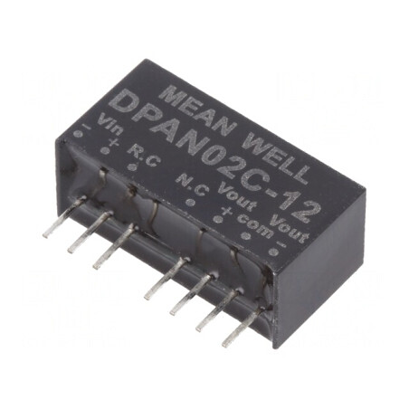 Convertor DC/DC 2W 36-75V la 12V/-12V SIP8 | Electronic-mag.ro | Componente Electronice