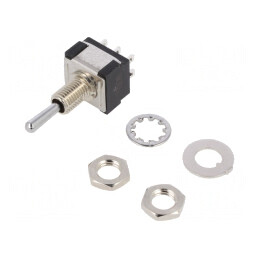 Comutator Basculant DPDT ON-OFF-ON 6A 125VAC | Electronic-mag.ro | Componente Electronice
