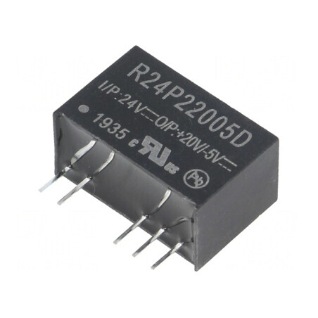 Convertor DC/DC 2W 20VDC -5VDC 21.6-26.4V | Electronic-mag.ro | Componente Electronice