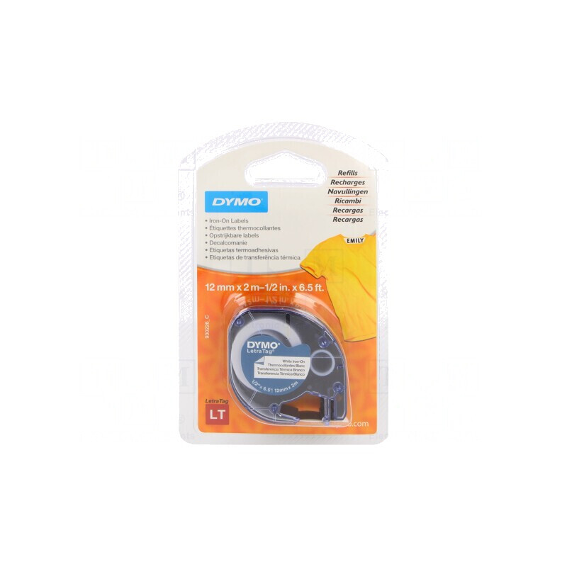 Bandă Albă 12mm x 2m cu Text Negru pentru DYMO LT100H | Electronic-mag.ro | Componente Electronice Bandă Albă 12mm x 2m cu Text Negru pentru DYMO LT100H | Electronic-mag.ro | Componente Electronice