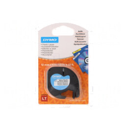 Banda albă 12mm 4m DYMO LetraTag LT100H | Electronic-mag.ro | Componente Electronice