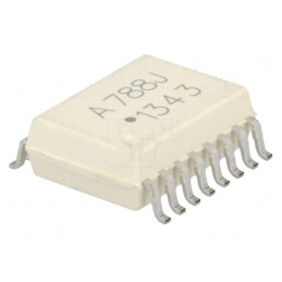 Optocuplor SMD Amplificator Izolat SO16 25kV/μs | Electronic-mag.ro | Componente Electronice