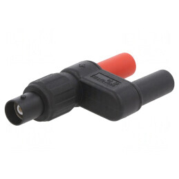 Adaptor Soclu Nichelat Aurit 62,7mm Negru cu Izolație | Electronic-mag.ro | Componente Electronice