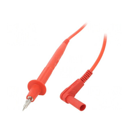 Cablu de măsurare 20A 1,5m Roșu Nichelat | Electronic-mag.ro | Componente Electronice
