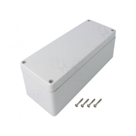 Carcasă Universală cu Bucșă din Alamă 75x190x75mm | Electronic-mag.ro | Componente Electronice
