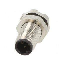 Conector M5 Tată 4P Neecranat Aurit IP67 | Electronic-mag.ro | Componente Electronice