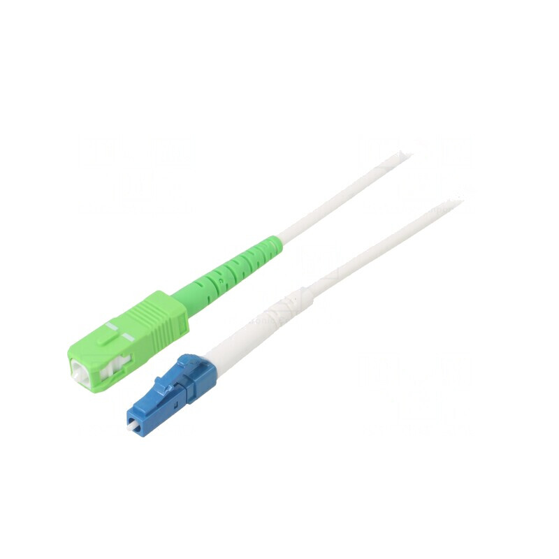 Patch Cord Fibră Optică OS2 LC/UPC-SC/APC 25m Alb LSZH | Electronic-mag.ro | Componente Electronice Patch Cord Fibră Optică OS2 LC/UPC-SC/APC 25m Alb LSZH | Electronic-mag.ro | Componente Electronice
