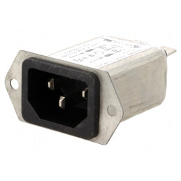 Conector Alimentare AC IEC 60320 1A 250V  | Electronic-mag.ro | Componente Electronice