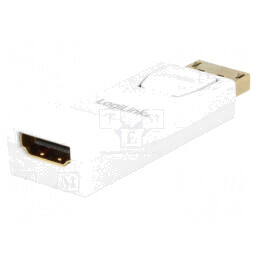 Adaptor DisplayPort la HDMI Alb | Electronic-mag.ro | Componente Electronice