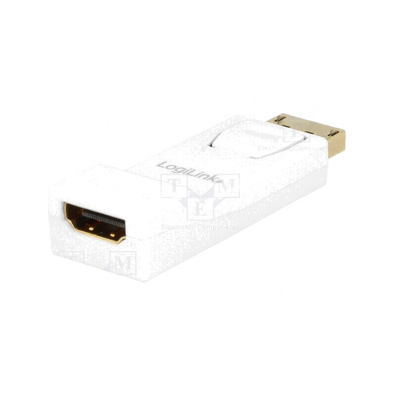Adaptor DisplayPort la HDMI Alb | Electronic-mag.ro | Componente Electronice