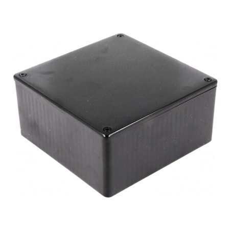 Carcasă Universală 120x120x59mm ABS Neagră | Electronic-mag.ro | Componente Electronice