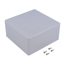 Carcasă universală ABS gri IP54 120x120x59mm | Electronic-mag.ro | Componente Electronice