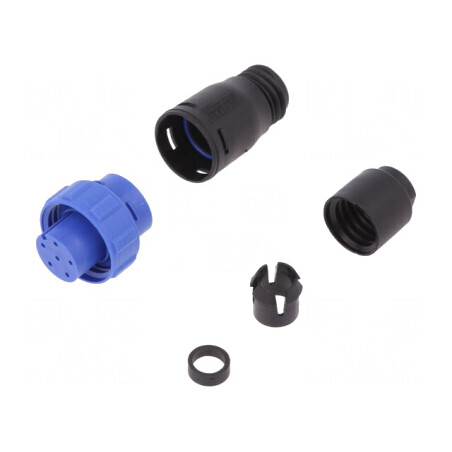 Conector Circular Mufă Mamă 6 PIN Fără Contacte Pe Cablu | Electronic-mag.ro | Componente Electronice