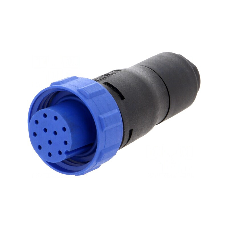 Conector Circular Mufă Mamă 12 PIN Fără Contacte Pe Cablu | Electronic-mag.ro | Componente Electronice