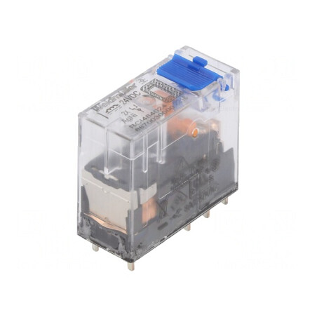 Releu electromagnetic DPDT 24VDC 8A | Electronic-mag.ro | Componente Electronice