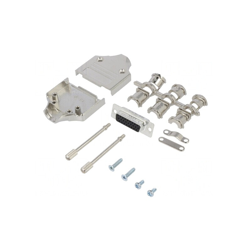 Conector D-Sub HD 26-Pin Mamă pentru Cablu Gold Flash 13mm | Electronic-mag.ro | Componente Electronice