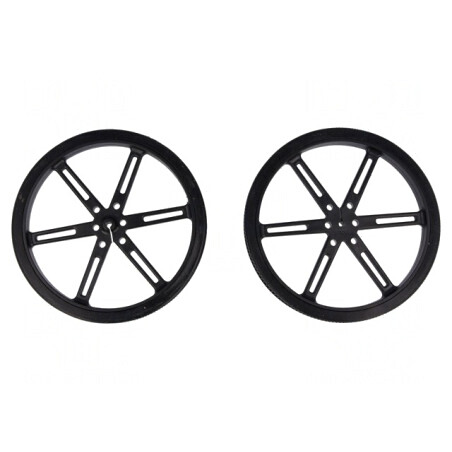 Ax Negru cu Crestătură D 90mm, Diametru 3mm | Electronic-mag.ro | Componente Electronice