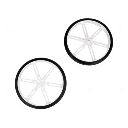 Ax Albă Crestătură D 90mm 3mm | Electronic-mag.ro | Componente Electronice