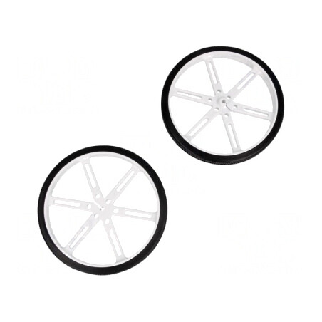 Ax Albă Crestătură D 90mm 3mm | Electronic-mag.ro | Componente Electronice