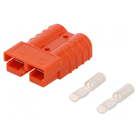 Mufă Cablu-Cablu SB50 2-PIN Crimpată | Electronic-mag.ro | Componente Electronice