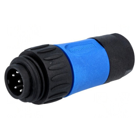 Conector Circular 7 PIN Mufă pe Cablu Argintat | Electronic-mag.ro | Componente Electronice