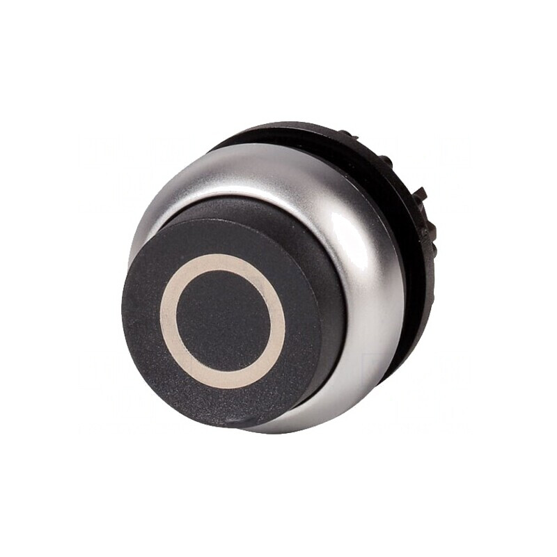 Comutator Negru 22mm Acționat prin Apăsare | Electronic-mag.ro | Componente Electronice