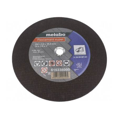 Disc de tăiere oțel 350mm 25,4mm 3mm | Electronic-mag.ro | Componente Electronice