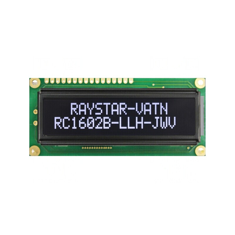 Afișaj LCD Alfanumeric 16x2 80x36mm LED | Electronic-mag.ro | Componente Electronice