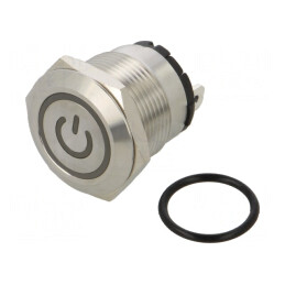 Comutator Anti-Vandalism Verde 20A 220VAC | Electronic-mag.ro | Componente Electronice