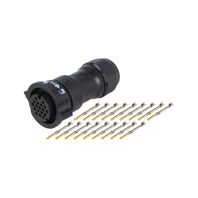 Conector circular mufă pe cablu 18 pini IP68 mamă | Electronic-mag.ro | Componente Electronice Conector circular mufă pe cablu 18 pini IP68 mamă | Electronic-mag.ro | Componente Electronice