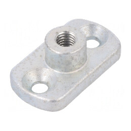 Flanșă Filetată Oțel Zinc M8 25x16x45mm | Electronic-mag.ro | Componente Electronice