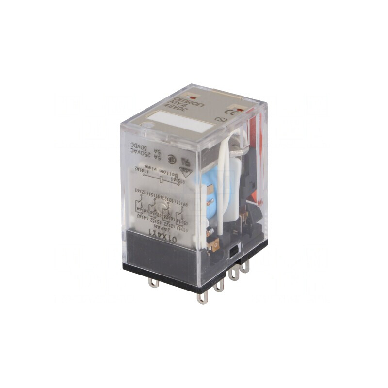 Releu Electromagnetic 4PDT 48VDC 5A | Electronic-mag.ro | Componente Electronice Releu Electromagnetic 4PDT 48VDC 5A | Electronic-mag.ro | Componente Electronice