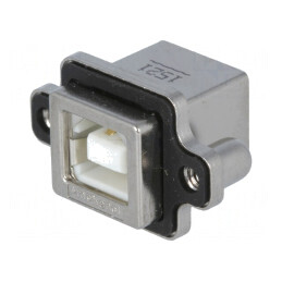 Soclu USB B Montare Panou THT USB 2.0 | Electronic-mag.ro | Componente Electronice