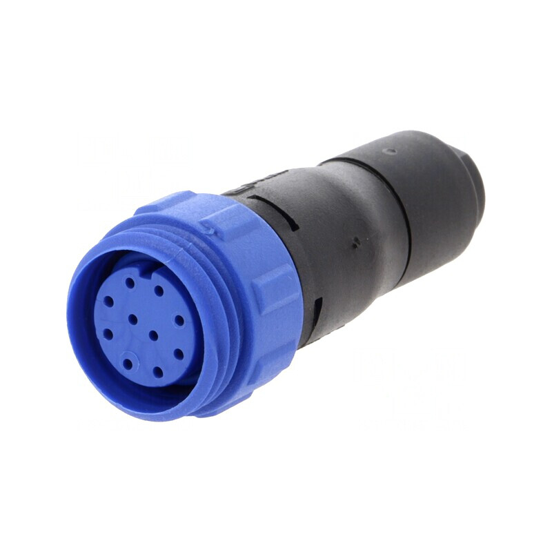 Conector Circular Mufă Mamă 10 PIN fără Contacte pe Cablu | Electronic-mag.ro | Componente Electronice