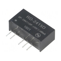 Convertor DC/DC 2W 21.6-26.4V la 15V/-15V | Electronic-mag.ro | Componente Electronice