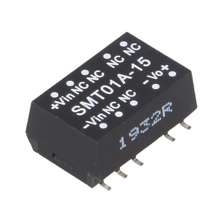 Convertor DC/DC 1W 9-18V la 15V 6,7-67mA SMD | Electronic-mag.ro | Componente Electronice