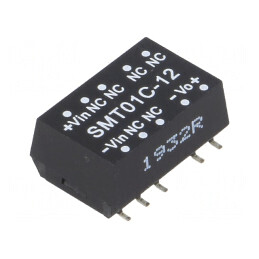 Convertor DC/DC 1W 36-75V la 12V SMD | Electronic-mag.ro | Componente Electronice
