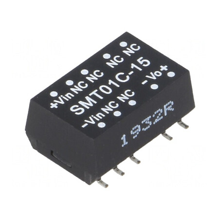 Convertor DC/DC 1W 36-75V la 15V 6,7-67mA SMD | Electronic-mag.ro | Componente Electronice