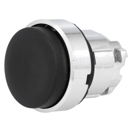 Comutator apăsare 22mm negru stabil | Electronic-mag.ro | Componente Electronice