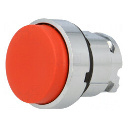 Comutator 22mm Roșu Acționat prin Apăsare | Electronic-mag.ro | Componente Electronice