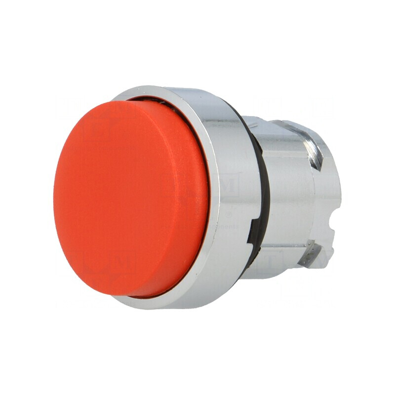 Comutator 22mm Roșu Acționat prin Apăsare | Electronic-mag.ro | Componente Electronice