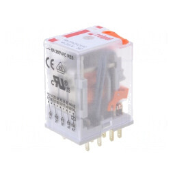 Releu Electromagnetic 4PDT 230V 6A | Electronic-mag.ro | Componente Electronice