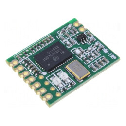 Modul: RF | emiţător-receptor FM | FSK | UART | -117dBm | 2,4÷3,6VDC | 