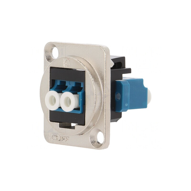 Conector fibră optică duplex monomod metalic | Electronic-mag.ro | Componente Electronice
