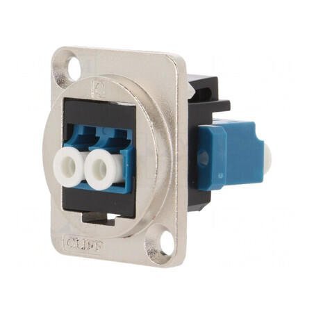 Conector fibră optică duplex monomod metalic | Electronic-mag.ro | Componente Electronice