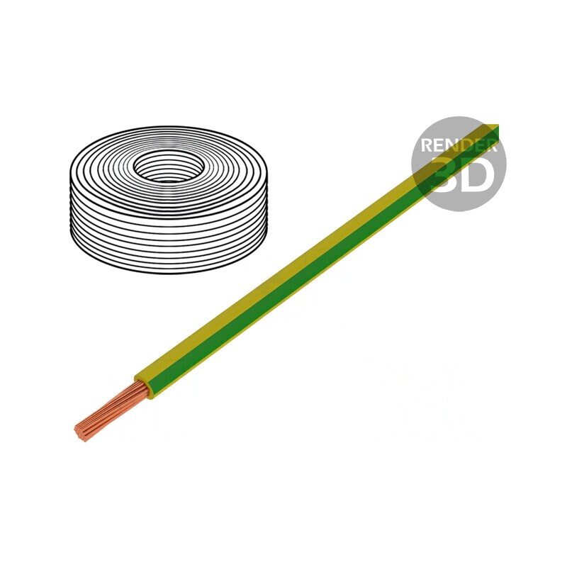Cablu Electric Verde-Galben 25mm² 450/750V | Electronic-mag.ro | Componente Electronice Cablu Electric Verde-Galben 25mm² 450/750V | Electronic-mag.ro | Componente Electronice