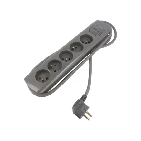 Prelungitor 5 Prize Gri 1.8m 16A | Electronic-mag.ro | Componente Electronice