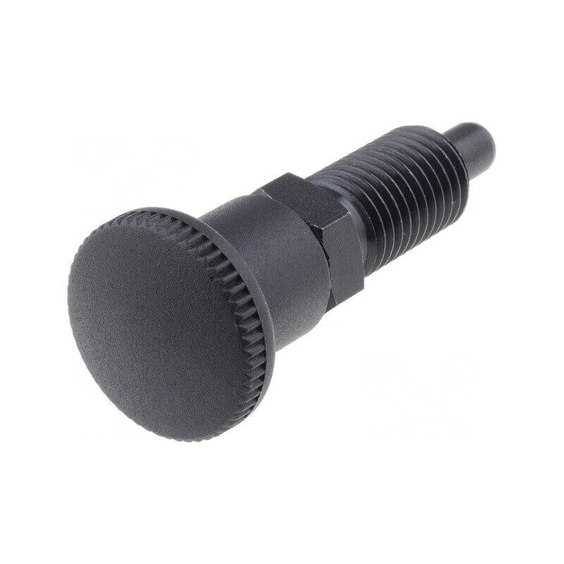 Bolț de fixare M12 finisaj negru 6mm Pas 1,5