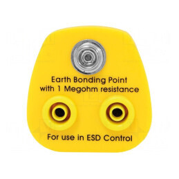 Fişă de împământare ESD cu Ştecher EU 1MΩ | Electronic-mag.ro | Componente Electronice